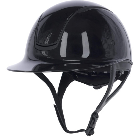 Kask Covalliero Eclipse Polo lakierowany czarny