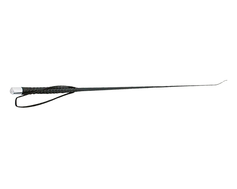 Bat ujeżdżeniowy skórzany szyty czarny 120 cm