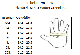 Rękawiczki polarowe Start Winter Greenland S