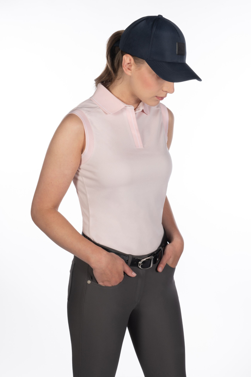 Koszulka polo HKM Catherine różowa XS