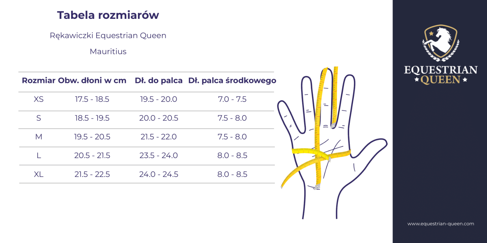 Rękawiczki EQ Mauritius skórzane brązowe S