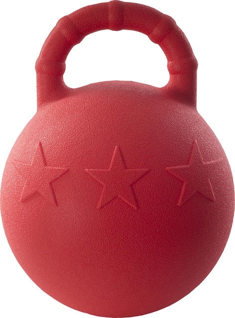 Piłka dla konia czerwona