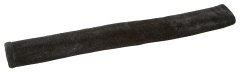 Ochraniacz na popręg sztuczne futro czarne 95x10cm
