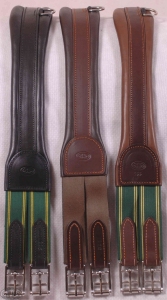 Popręg skórzany DAW-MAG elastyczny brązowy 125cm