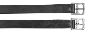 Puśliska skórzane Covalliero czarne 25mm 130cm