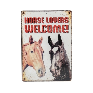 Tabliczka Horse Lovers Welcome!