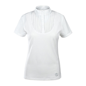 Koszulka Horze plisowana biała M