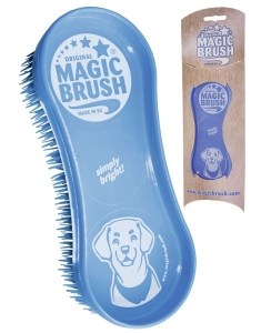 Szczotka MagicBrush dla psa niebieska