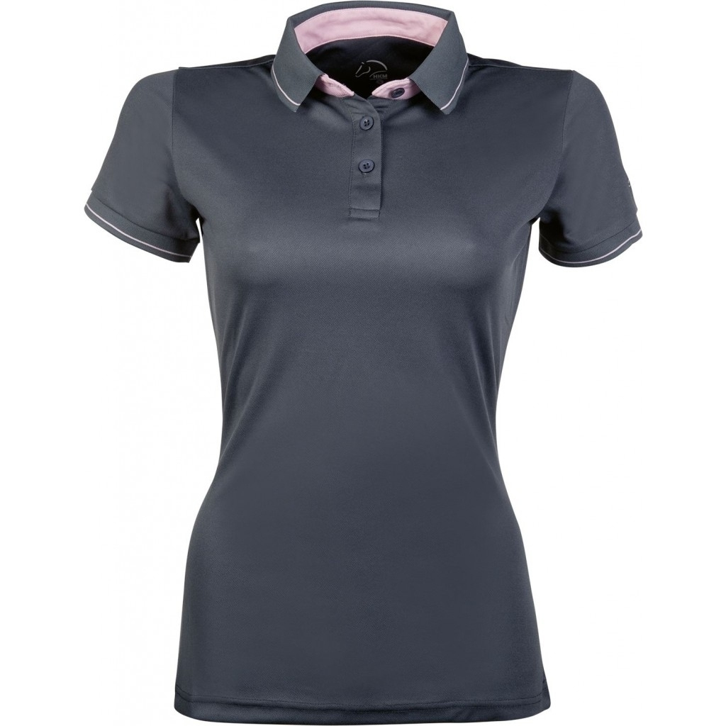 Koszulka polo HKM Classico szara 36